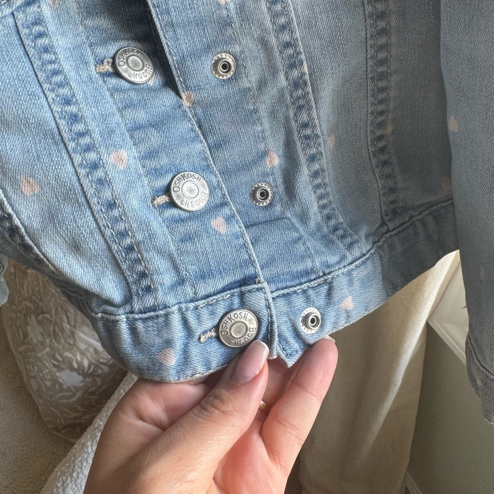 OshKosh B'gosh Blue Cropped Jean Jacket - Picture 3 of 6